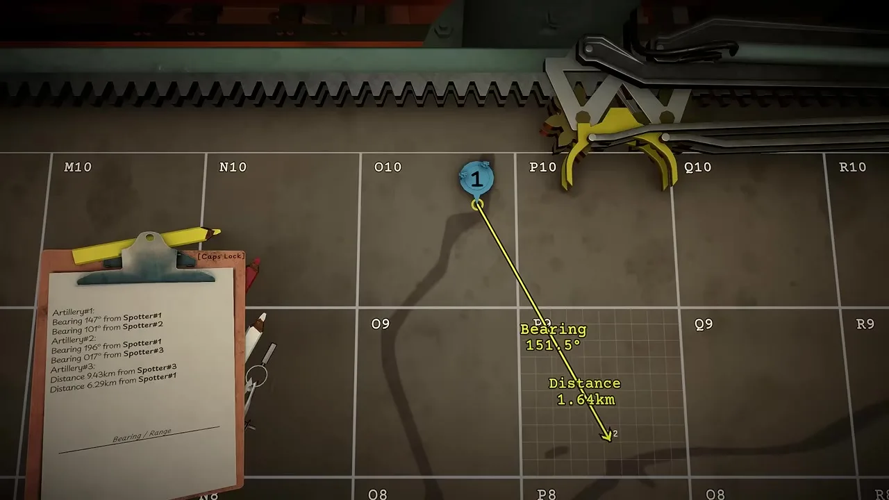 IRON NEST tactical map pencils and clipboard panel